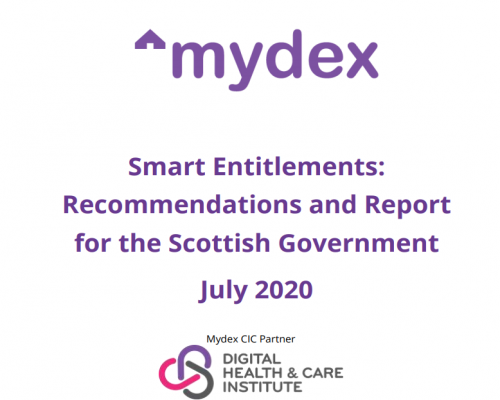 Smart entitlements Scottish Government Report